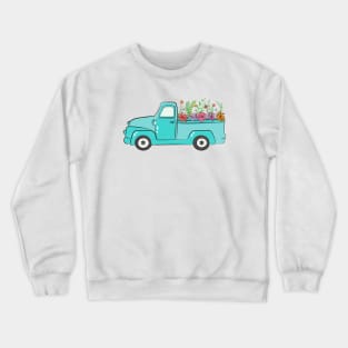 Floral Truck Crewneck Sweatshirt